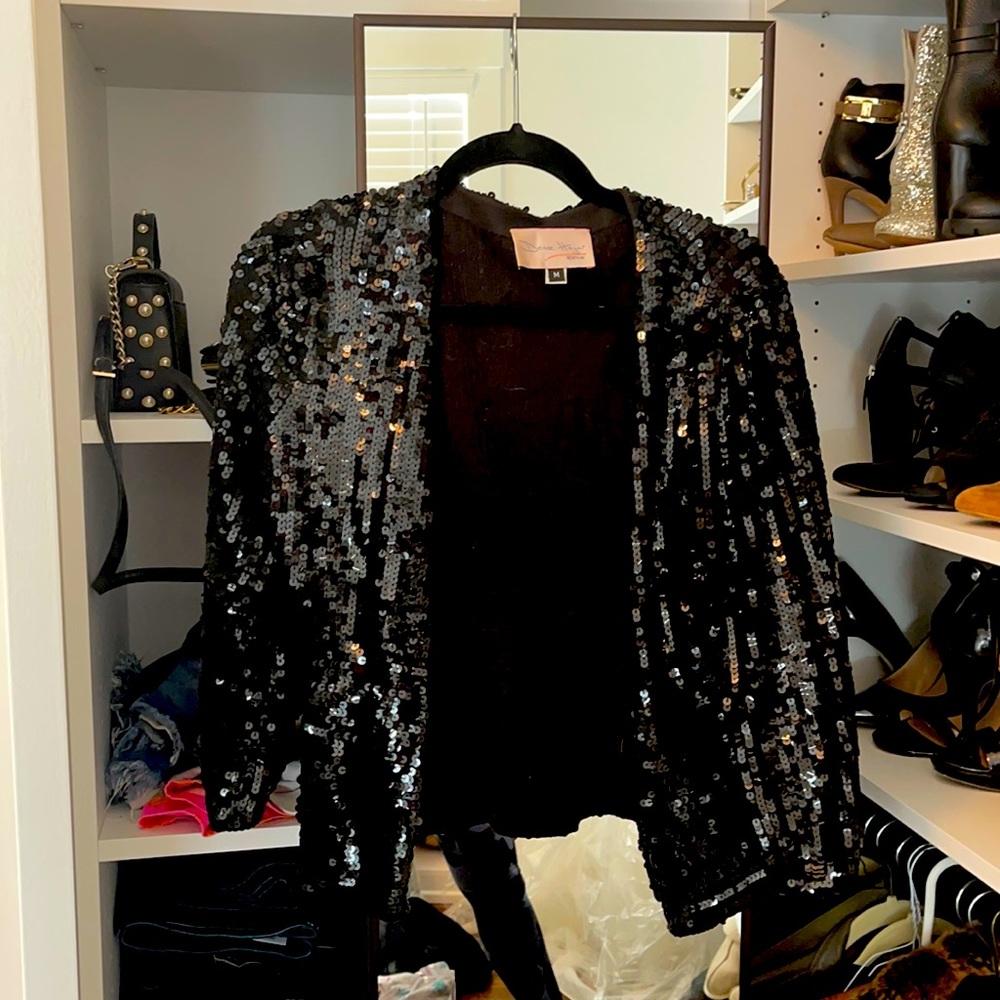Denise Hajjar Boston Glitter Cardigan